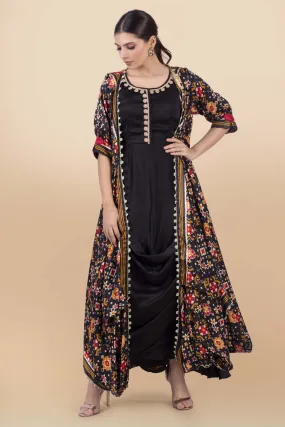 Banarsi Silk Jacket Set