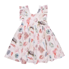 Pink Chicken Liv Dress in Watercolor (sizes 2-6)